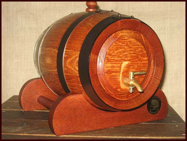 Jarrah Stain Bundy Kegs